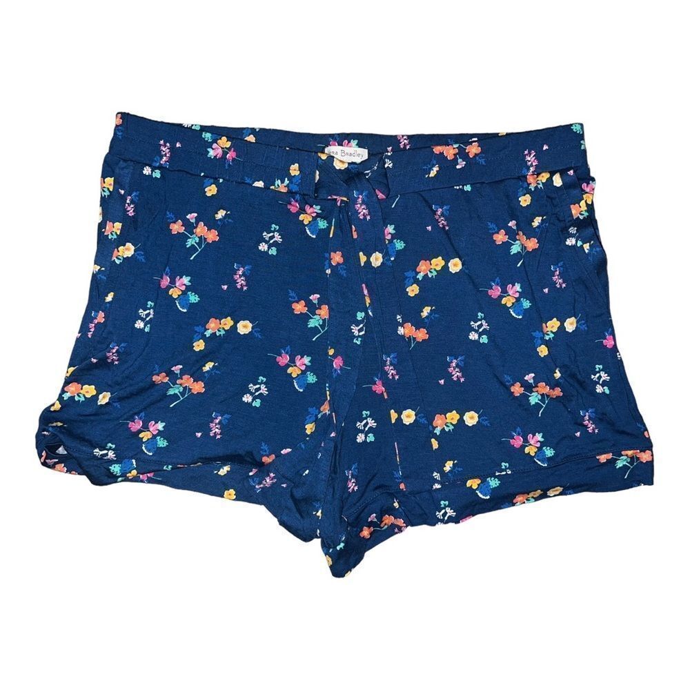 Vera Bradley Santiago Floral Pajama Shorts Loungewear Floral Large 12-14